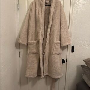 Pottery Barn Cream Robe